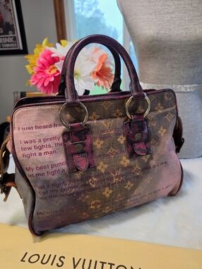 Louis Vuitton Limited Edition Graduate Jokes Satchel